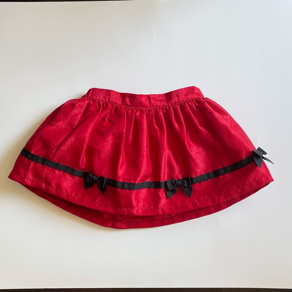 Gymboree toddler red skirt
